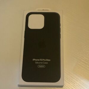 Apple iPhone 15 Pro Max Silicone Cover - Dark Gray